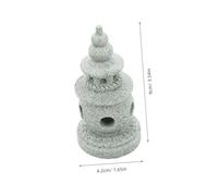 ABOOFAN Pagoda Miniature pour Jardin Zen Décoration Asiatique Compacte pour Aquarium Terrasse et Paysage Sculpture de Paysage Micro Zen