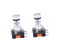 ABOOFAN Paire D’ampoules Led H15 100w 20 Led Blanc, Feux Antibrouillard Et Croisement, Éclairage 360°, Solide 50 000 Heures, Compatible Voiture, Remplacement