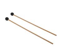 ABOOFAN Paire de Maillets en Laine pour Marimba et Glockenspiel Baguettes de Percussion Souples avec Manche en Plastique Renforcé Accessoires pour Xylophone et Carillon Maillets Légers