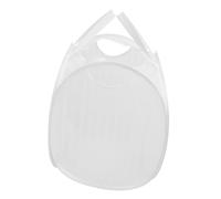 ABOOFAN Panier à Linge Pliable Maille Blanche Organisateur De Vêtements Avec Poignée Panier De Rangement Respirant Pour Maison Et Chambre