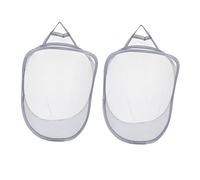 ABOOFAN Panier De Rangement Suspendu Pliable 2 Pièces En Maille Respirante Pour Vêtements Et Articles Ménagers Divers, Léger Et Peu Encombrant, Pour Chambre Et Salle De Bain