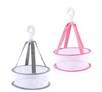 ABOOFAN Panier de Séchage pour Éponges et Pinceaux Rangement Pratique Filet Résistant 2pcs en Polyester Grosse Capacité pour Maquillage pour Filles et Femmes