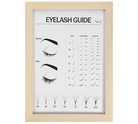 ABOOFAN Panneau D'affichage de Cils en Bois Élégant pour Rehaussement de Cil Design de Table, pour Salon de Beauté ou Présentation de Produits