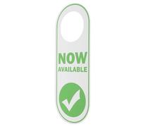ABOOFAN Panneau de Porte Étique en Pvc Inclus Jaune Communication et Haute Visibilité pour Bureaux et Salles de Réunion