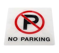 ABOOFAN Panneau Interdit de Stationner Autocollant Signalisation Routière Visible pour Rues et Parkings Avertissement Multi-usage Facile à Installer