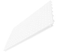 ABOOFAN Panneau Perforé Métallique Blanc, Tableau D'outils pour Rangement des Outils Clés, en Fer, pour Garage et Établi, Système de Stockage Facile à Installer et Résistant à L'abrasion