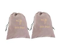 ABOOFAN Paquet à Cordon pour Sèche-Cheveux 2pcs en Tissu Portable et Multi-Usage pour Rangement Maison et Voyage Minimaliste