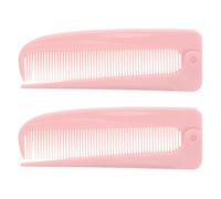 ABOOFAN Peigne à Queue Pliant Portable 2pcs en Plastique Léger pour Coiffure Professionnelle et Usage Quotidien, pour Voyage et Mise en Valeur des Cheveux