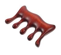 ABOOFAN Peigne de Massage de Santal Naturel Dents Larges Anti-statiques pour Chevelu Stimulation Sanguine et Soin Capillaire Outil de Massage Manuel Polyvalent