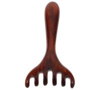 ABOOFAN Peigne de Massage des Pieds Manche Long à Six Griffes en Bois Design Créatif et Toucher Confortable et Relaxation des Méridiens pour Massage Familial