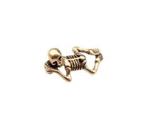 ABOOFAN Pendentif Crâne en Laiton Doré, Breloque Décorative pour DIY | Beliere Plaqué, Breloques Creation Bijoux, Pendentif Charm Suspendu, Charmes de Pte-clés, Humain, Célébration Halloween