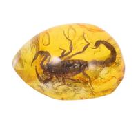 ABOOFAN Pendentif Scorpion Naturel Insecte en Bijoux Décoratif pour Collier 1 Pièce