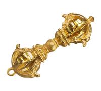 ABOOFAN Pendentif Vajra en Cuivre Tibétain Artisanal Mini Ornement Décoratif de Pilon Vajra Accessoire Vintage pour Fabrication de Colliers et Bijoux Spirituels
