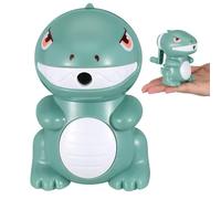 ABOOFAN Petit Taille-crayon Manuel en Plastique Vert de Dinosaure, Design Créatif, Pratique, pour Étudier et Transporter un Paquet à Dos