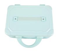 ABOOFAN Petite Valise de Maquillage en Abs Légère et Pratique Grosse Capacité, Design Délicat et Élégant, pour Trousse de Toilette ou Voyage
