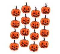 ABOOFAN Petites Citrouille 48 Pièces Citrouille Artificielle Petites Les d'halloween Mini Les Scintillantes Halloween Party Decoration en Plastique Orange