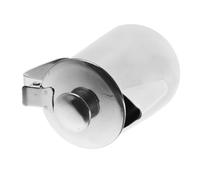 ABOOFAN Pichet à Lait Inox avec Couvercle pour Mousse de Lait Art Verseur Précis Adapté Cafés Maison Bureaux