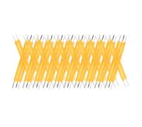 ABOOFAN Pièces de Lampe à Filament LED Rigide 3v 38mm 120ma, Lot de 50pcs, Lumière Chaude 2700k, Conception Écoénergétique, Installation Facile