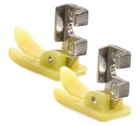 ABOOFAN Pied Presseur en Plastique Léger et Portable pour Machine à Coudre, 2 Pièces Beige, Accessoire pour Couture et Patchwork la Maison