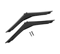ABOOFAN Pieds de Support TV de Remplacement Noir en Plastique, Installation | Compatibilité Large, Hauteur Ajustée un Meilleur Visionnage, Support Robuste, Trou Central 14,84mm, Paire