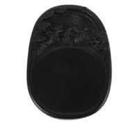 ABOOFAN Pierre à Encre de Calligraphie Chinoise Pierre pour Dessin et Calligraphie Plateau Compact et Facile à Transporter pour Étudiants et Débutants