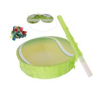 ABOOFAN Pinata Tennis Thématique Garçon Fille Pour Fête Anniversaire Jeu Interactif À Casser Avec Bâton Bandeau Et Confettis Décoration Pour Intérieur Et Extérieur