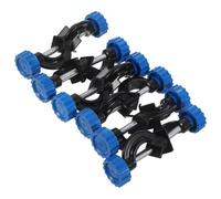 ABOOFAN Pince de Laboratoire Support Solide en Aluminium 6 Pièces Double Vis et Structure Croisée pour Tubes à Essai et Flacons, pour Laboratoires de Physique et Chimie