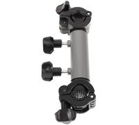 ABOOFAN Pince Porte-Parapluie en Métal et Nylon Noir, Support de Fixation Portable pour Parasol de Chaise de Pêche, Pêche en Plein Air