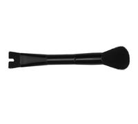 ABOOFAN Pinceau Contour du Nez Double Embout de U, Brosse de Maquillage Noire Facile à Transporter, en Nylon et Aluminium, pour Maquillage Précis et Débutants