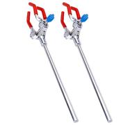 ABOOFAN Pinces de Serrage en Laboratoire Scientifique Lot de 2 en Acier Inoxydable, Ajustables et Polyvalentes pour Tube Condenseur pour Tubes à Essai et Béchers