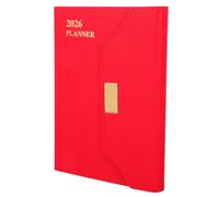 ABOOFAN Planner Cahier Agenda Quotidien et Mensuel pour Étudiants Professeurs et Voyageurs Affaires Carnet de Notes Compact avec Papier Épais Anti-bavure Organiseur Journalier et