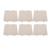 ABOOFAN Plaque de Mica pour Four à Micro-ondes 6 Pièces, Isolation Haute Température, Protection la Combustion, Accessoire de Remplacement Argenté