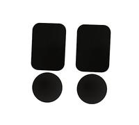 ABOOFAN Plaque Métallique De pour Téléphone 4pcs Autocollants Magnétiques Carrés Et Adhésif Fort Compatible Supports Magnétiques Accessoire pour Voiture pour Smartphones Et