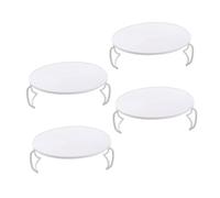 ABOOFAN Plateau Spécial Pour Four À - 4 Pièces Grilles De Cuisson Vapeur Multifonctions Supports À Plats Ronds Pour Aliments - De Place Et Économie D'énergie