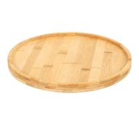 ABOOFAN Plateau Tournant à Dessert Rond en Bambou pour Banquet | Design Rotatif, Surface sans Bavure, Présentation Multi-usage, Décor de Table, Couleur Kaki