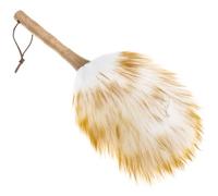 ABOOFAN Plumeau pour Instruments de Musique Laine Agneau avec Manche Ergonomique Brosse de Nettoyage Anti-poussière pour Guitare Guqin et Dulcimer Accessoire Pratique et Résistant