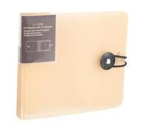 ABOOFAN Pochette de Rangement pour CD et DVD Classeur Disques Fermeture à Boucle Organisateur de CD Étui de Rangement pour Disques