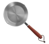 ABOOFAN Poêle Mini Inox Antiadhésive Sans Revêtement Manche Sécurisé Anti-brûlure Polyvalente Pour Œufs Et Crêpes Légère Pour Cuisine Familiale Et Professionnelle
