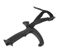 ABOOFAN Poignée Bâton Randonnée Noire Plastique Ergonomique T-Shape avec Sangle Poignet Remplacement Stable pour Bâtons Trekking Compatibles Confort Longue Distance Extérieur