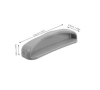 ABOOFAN Poignée de Remplacement pour Porte de Congélateur Commercial Poignée Plastique Antidérapante avec Vis et Rondelle Compatible avec Réfrigérateurs à Porte Vitrée pour Supermarchés et