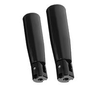 ABOOFAN Poignée Pliante Noire Prolongée en Nylon 2 Pièces pour Design Moderne et Élégant et Gain de Place pour Machine-outil Rotation Usage Industriel
