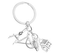 Aboofan Porte-CléS CréAtif En Alliage De Zinc 6.50X3.00X0.10 Pouces Pour Architecte Cadeau IdéAl Pour DiplôMéS Clé Maison Cartable Voiture
