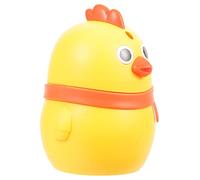 ABOOFAN Porte-Cure-Dents à Pression en Plastique Jaune Poussin Petit Format, Distributeur Maison Cuisine, Accessoire Original pour Restaurants et Voyages, Boîte à Cure-Dents Compacte