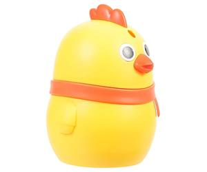 ABOOFAN Porte-Cure-Dents à Pression en Plastique Jaune Poussin Petit Format, Distributeur Maison Cuisine, Accessoire Original pour Restaurants et Voyages, Boîte à Cure-Dents Compacte