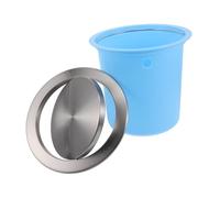 ABOOFAN Poubelle Encadrée à Encastrer avec Couvercle à Rabat Silencieux Bac à Déchets Intégré pour Plan de Travail Optimisation Espace pour Cuisine et Salle de Bain
