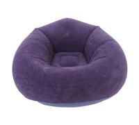 ABOOFAN Pouf Gonflable Floqué Chaise Portable pour Intérieur et Extérieur pour Salon Chambre Jardin avec Pompe Incluse