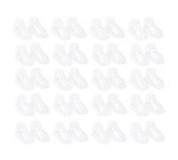 ABOOFAN Présentoir De Pieds De Bébé En Plastique Transparent 100 Pièces De Bébé Chaussures Au Crochet Chaussettes Vitrine Chaussures Pour Tout-Petits Supports Shaper Formes