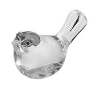 ABOOFAN Presse-Papier en Cristal D'oiseau Élégant Support pour Stylos, Figurine Décorative pour Table Basse et Salon, Art Unique en Cristal
