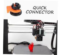 ABOOFAN Printer Tube Clamp And Coupling Clips Set Quick Connector Buckle For Bowden Tubes Easy Install Printing Accessories Kit