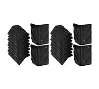 ABOOFAN Protection en Plastique pour Coins D'enceintes et Amplificateurs, 24 Pièces, Installation Facile, Forme Angle Droit, pour Scène et Théâtre